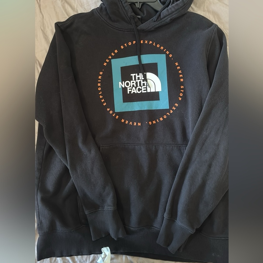 The North Face Black and Blue Men's Hoodie